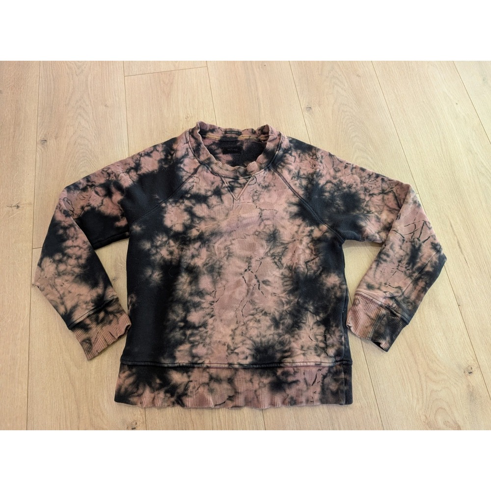 Mother The Shrunken Square Women's XS Sweatshirt Go to Sleep in the Dark Wash
